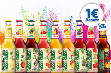 Krombacher Fassbrause Kistenware Rabattaktion 1 Euro - KW 27 bis 29 in 2026